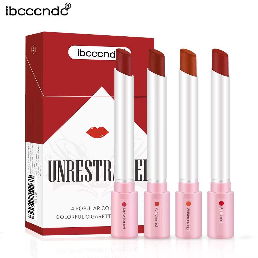 4Lasting Stick Waterproof Lip Set Longlasting Matte Lipstick with Transparent Finish Perfect Valentines Day Gift for Her