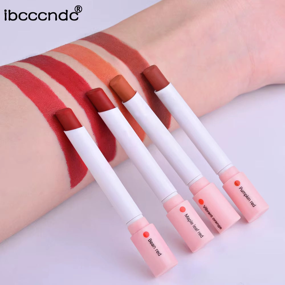 4Lasting Stick Waterproof Lip Set Longlasting Matte Lipstick with Transparent Finish Perfect Valentines Day Gift for Her